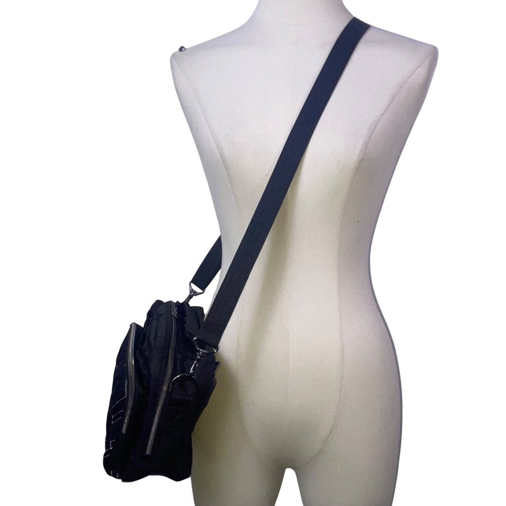 Lug Women’s Black Quilted Nylon Mini Ranger Adjustable Strap Crossbody Bag - Picture 14 of 16